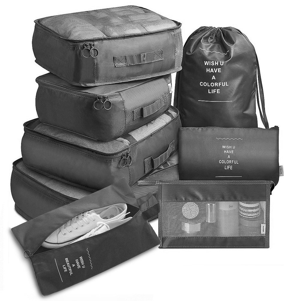 8-Piece Luggage Organizer Packing Cube Set