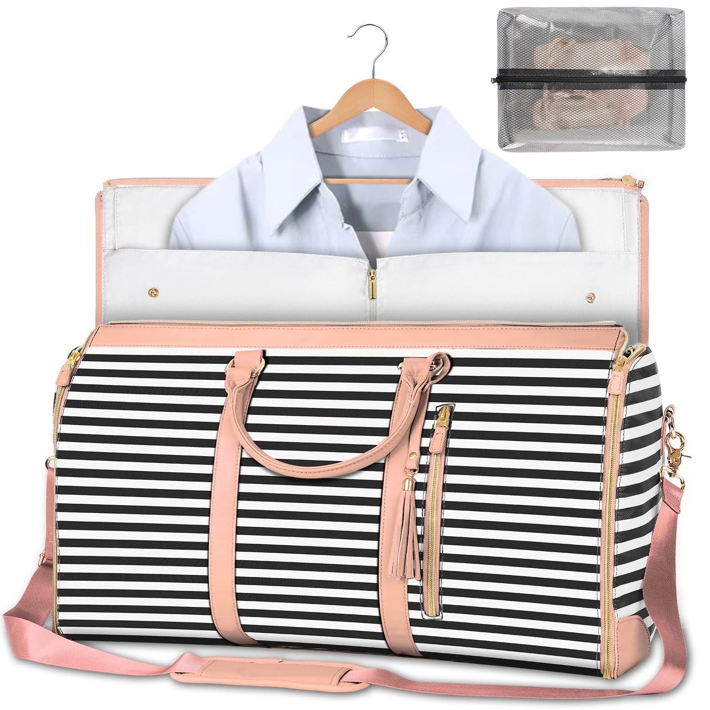 Women's Large Capacity Waterproof Travel Duffle Bag – Foldable Weekender Tote | Sarah Express