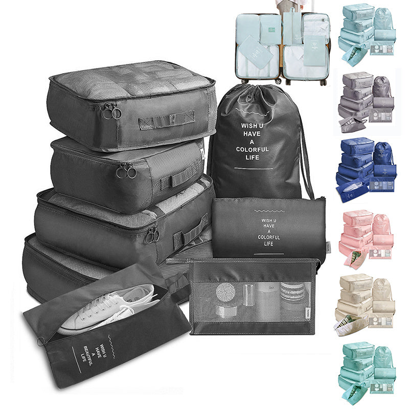 8-Piece Luggage Organizer Packing Cube Set