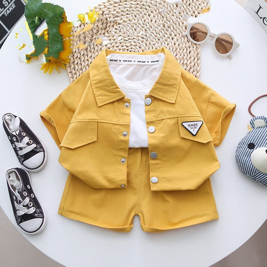 Handsome Shirt Two-piece Suit Fashion