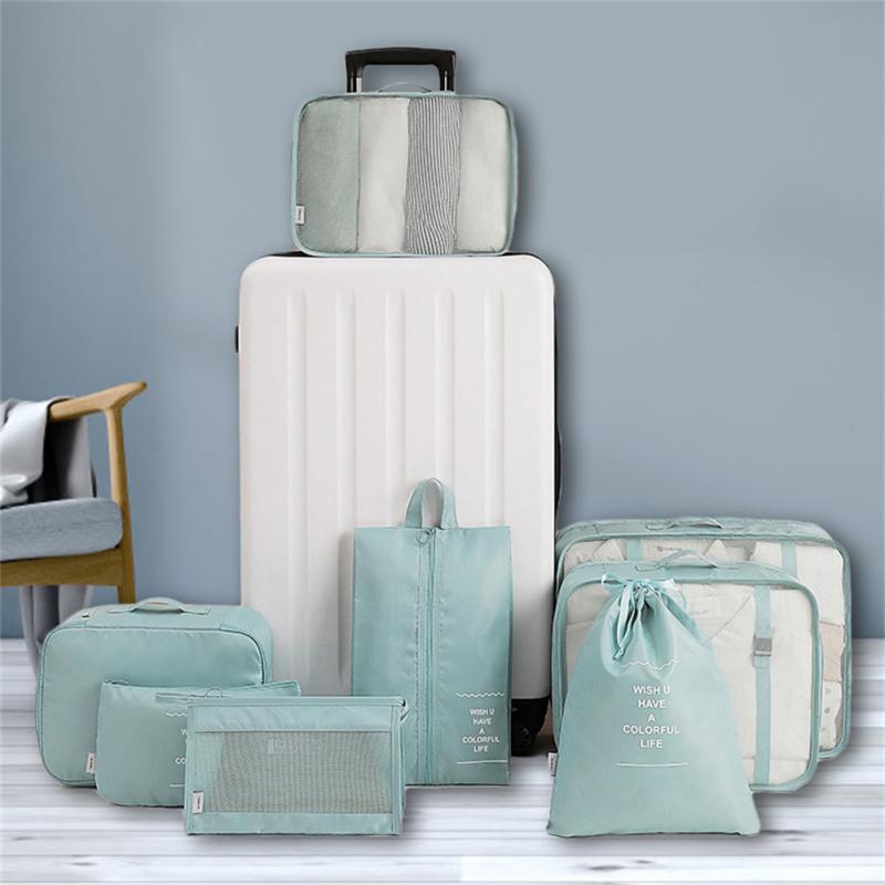 8-Piece Luggage Organizer Packing Cube Set