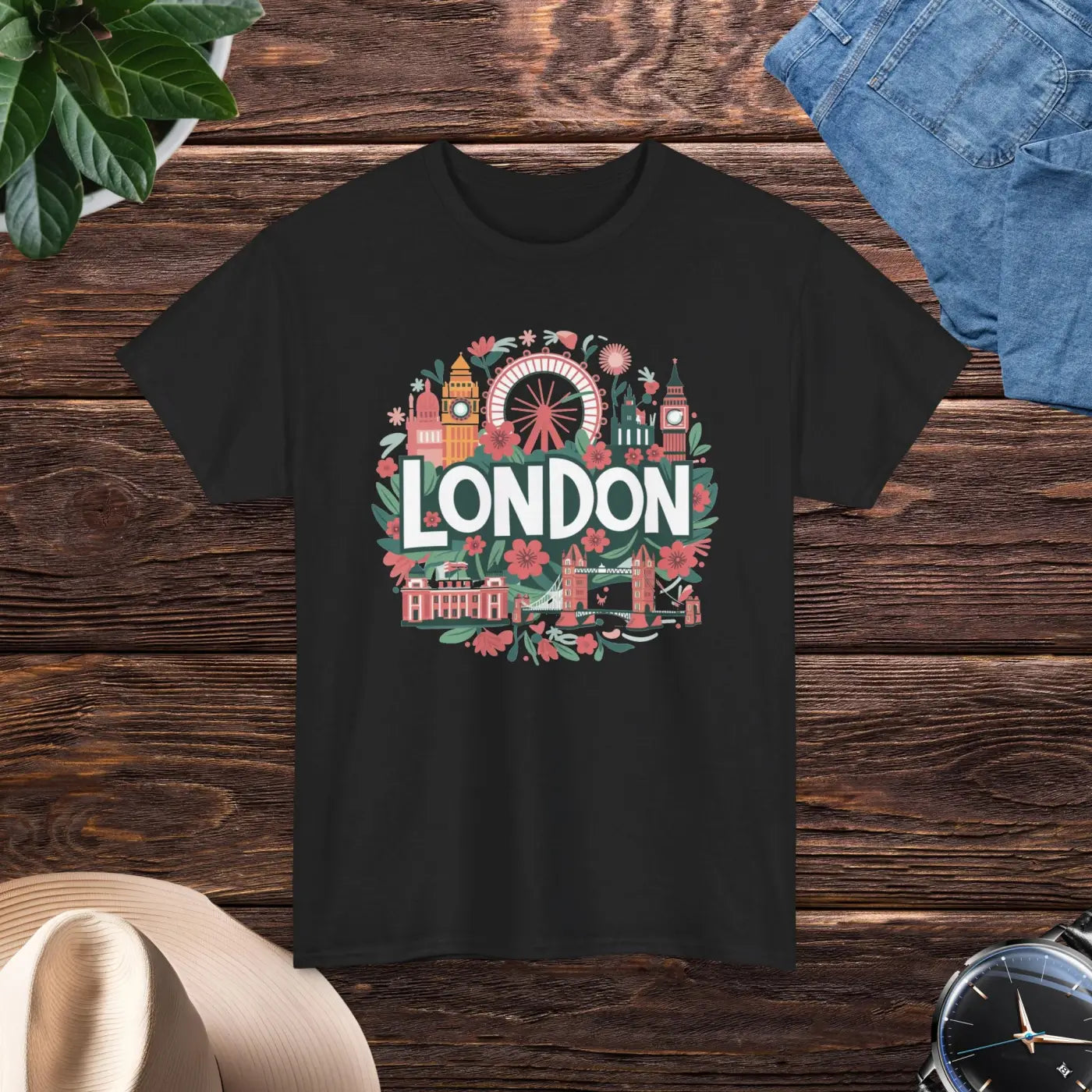 City of London Heavy Cotton Tee - Urban Style - DipaliZ