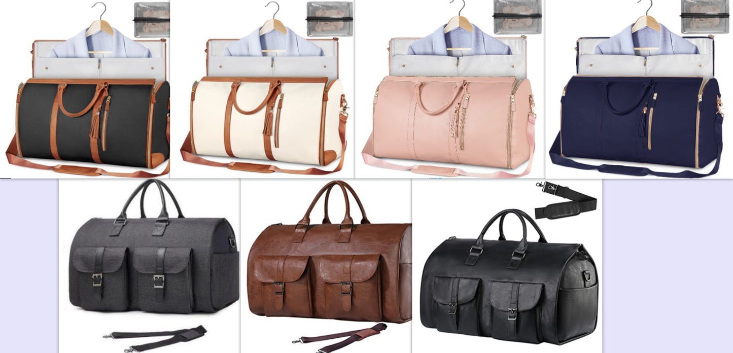 Women's Large Capacity Waterproof Travel Duffle Bag – Foldable Weekender Tote | Sarah Express
