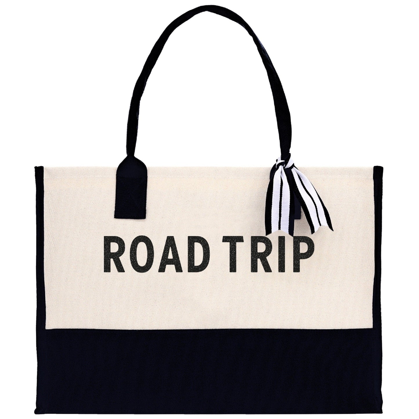 Road Trip Beach Tote Bag - Large Chic Tote Bag - Gift for Her - Vacation Tote Bag - Weekender Bag - Travel Tote